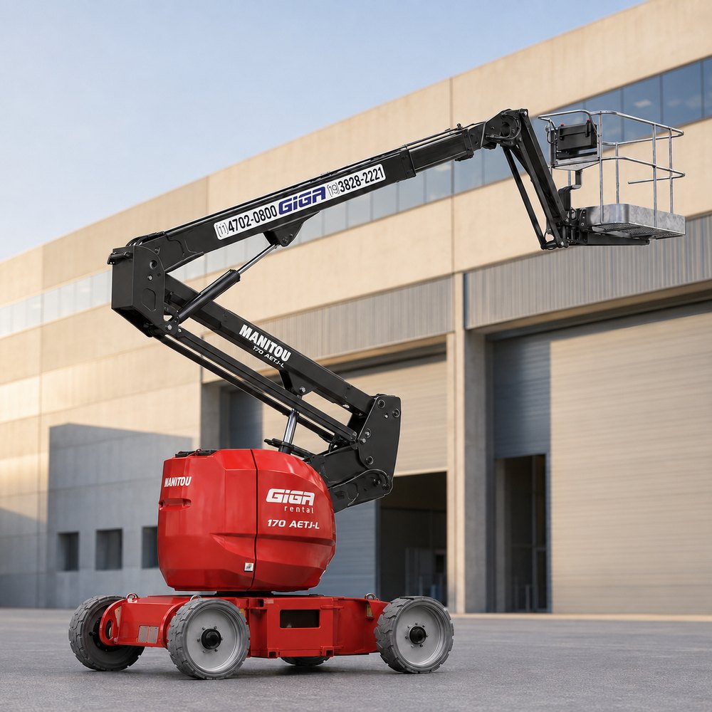 Plataforma articulada Manitou 170AETJL da frota GIGA RENTAL