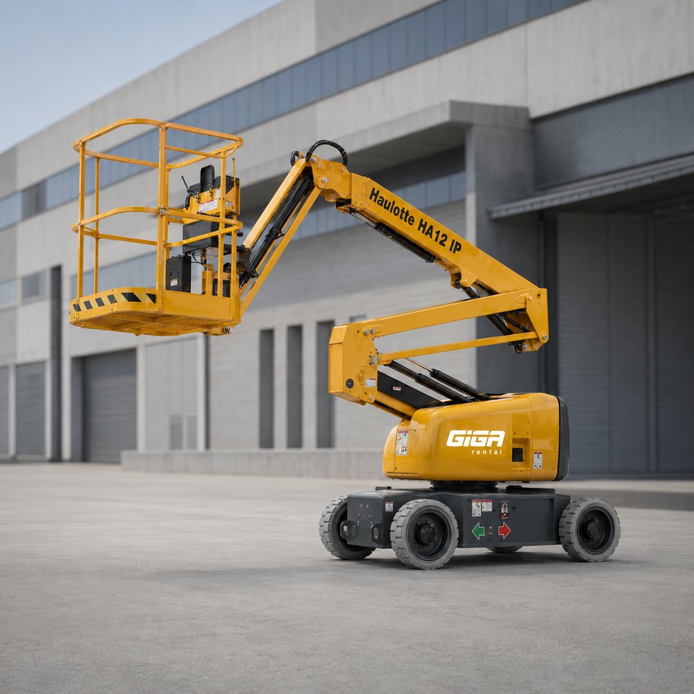 Plataforma articulada Haulotte HA12IP da frota GIGA RENTAL